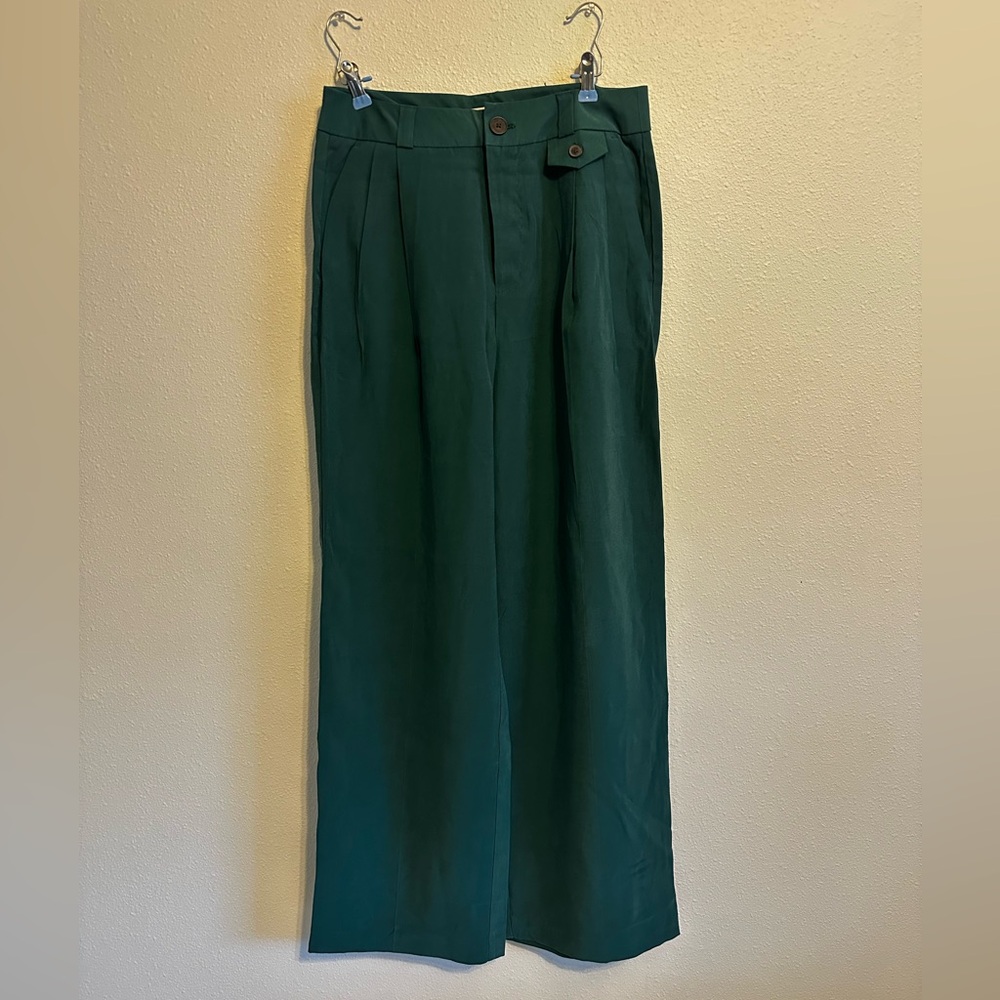 a new day Emerald Green Wide Leg Dress Pants